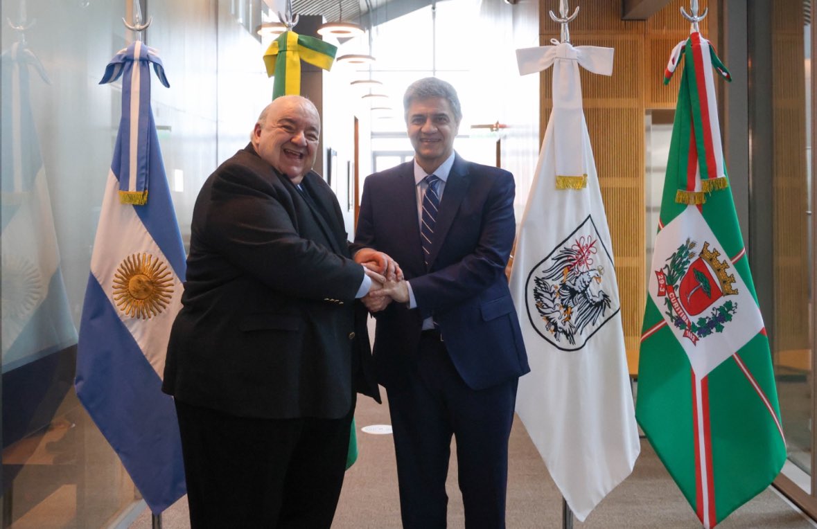 Macri se reunió con el Alcalde de Curitiba para potenciar la cooperación