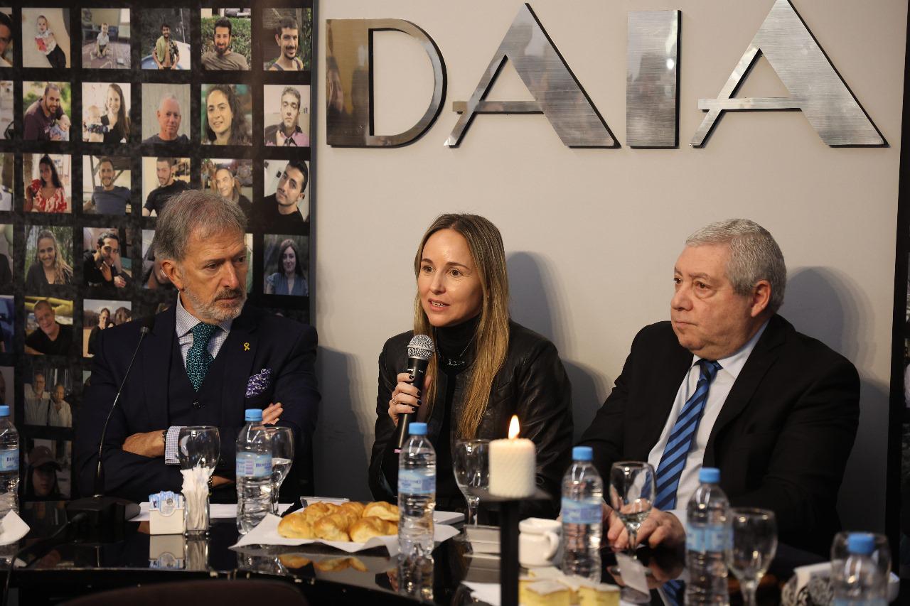 Clara Muzzio, en la AMIA a 30 años del atentado