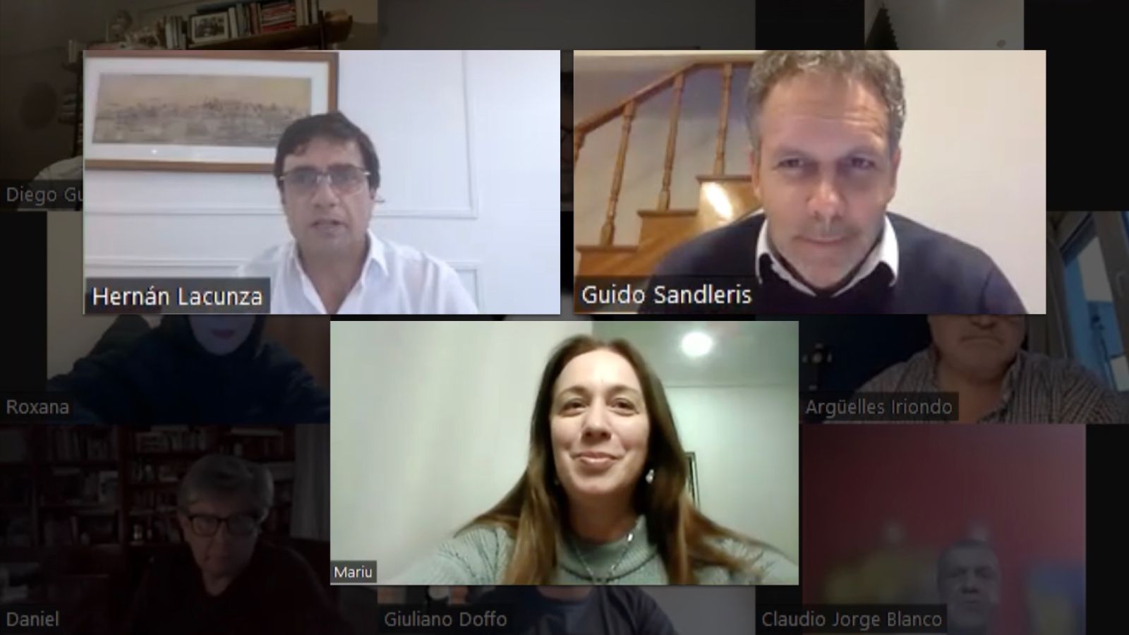 Lacunza y Sandleris hablaron de economía en la Fundación Pensar