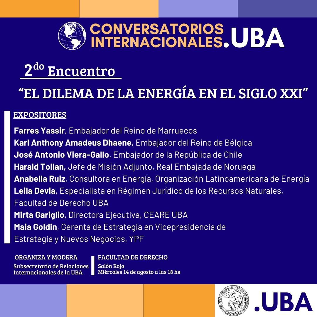 Conversatorios Internacionales: “El dilema de la energía en el siglo XXI”