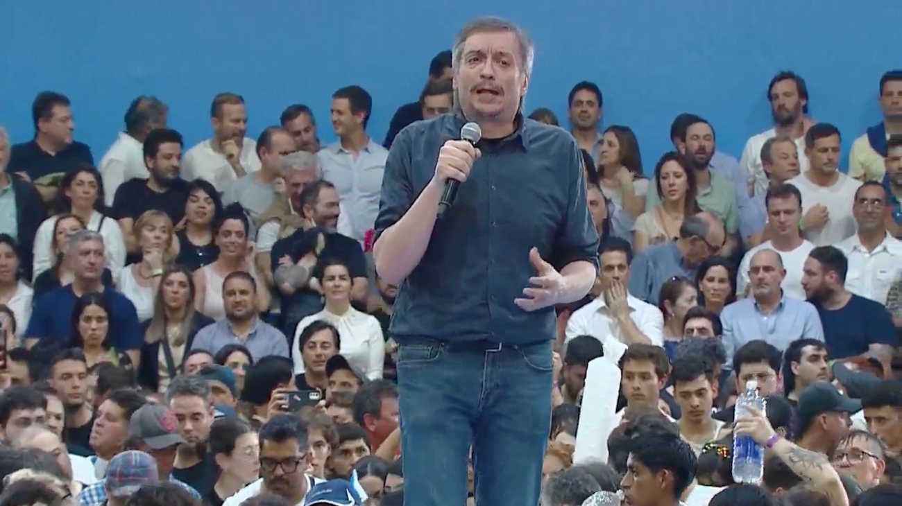 Máximo armó un acto en La Plata y hubo frases para todos