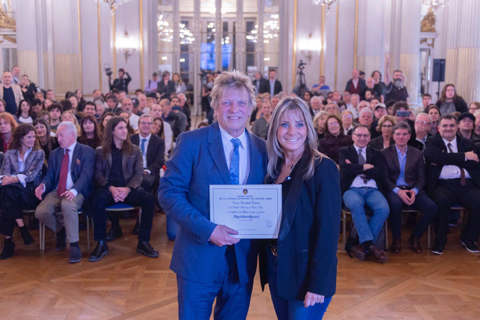 La Legislatura declaró Personalidad Destacada a Michel Peyronel