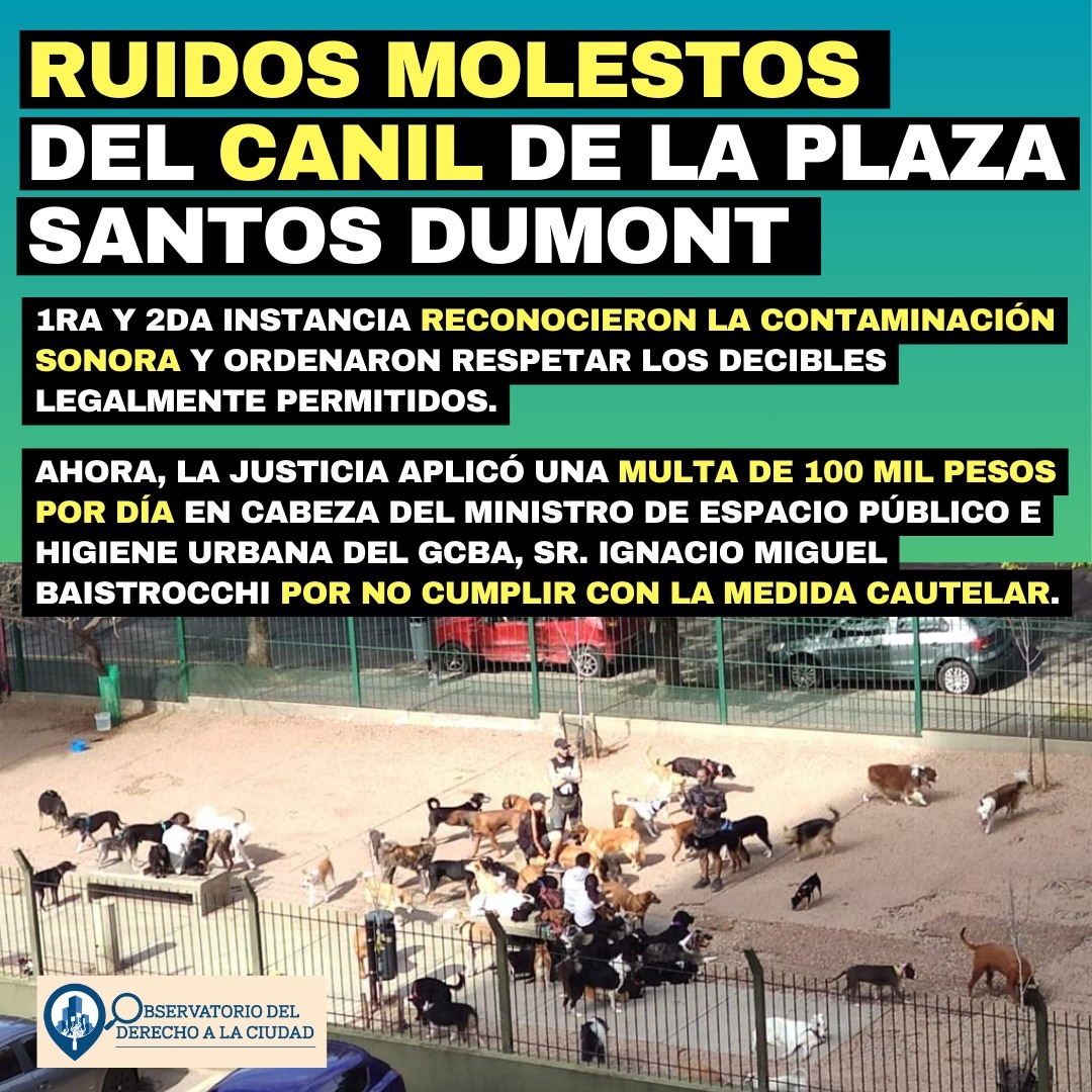 Multaron a un funcionario del GCBA por ruidos molestos de un canil