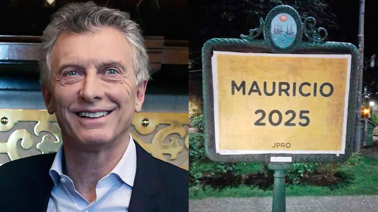 Ya aparecieron los afiches en CABA:  “Mauricio 2025″