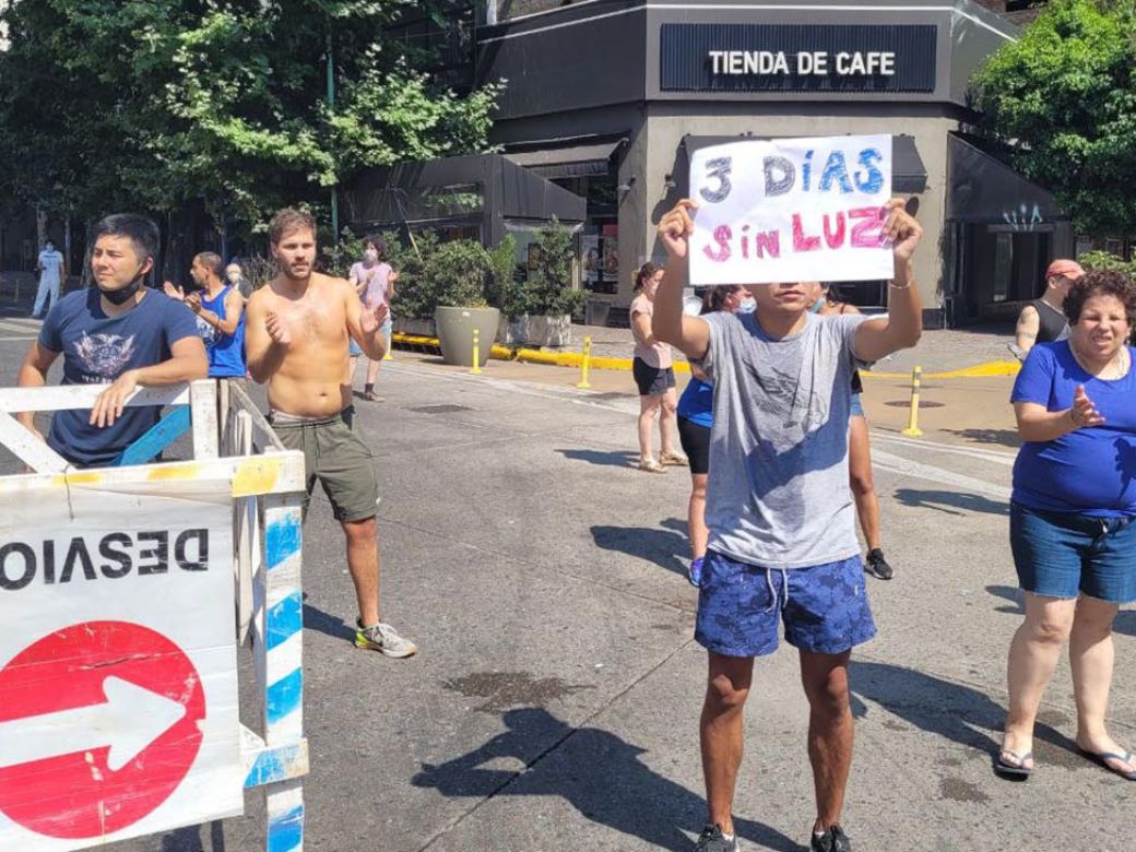 El GCBA asiste a los vecinos afectados por los cortes de luz