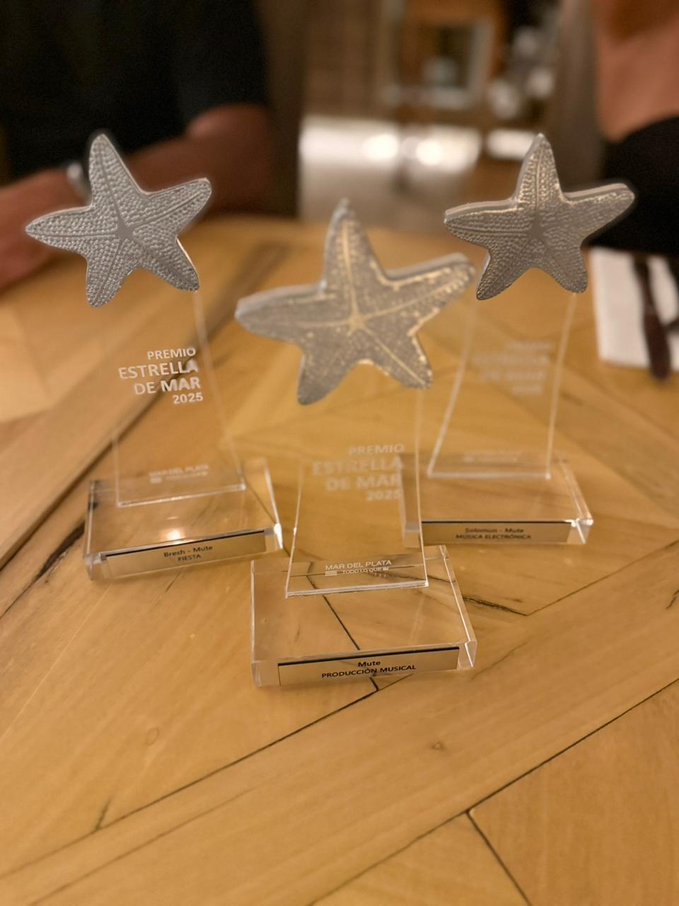 Mute Mar del Plata brilla en los Premios Estrella de Mar con tres galardones