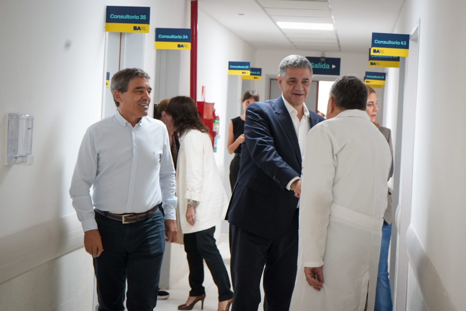 Jorge Macri inauguró los consultorios externos del Hospital Piñero