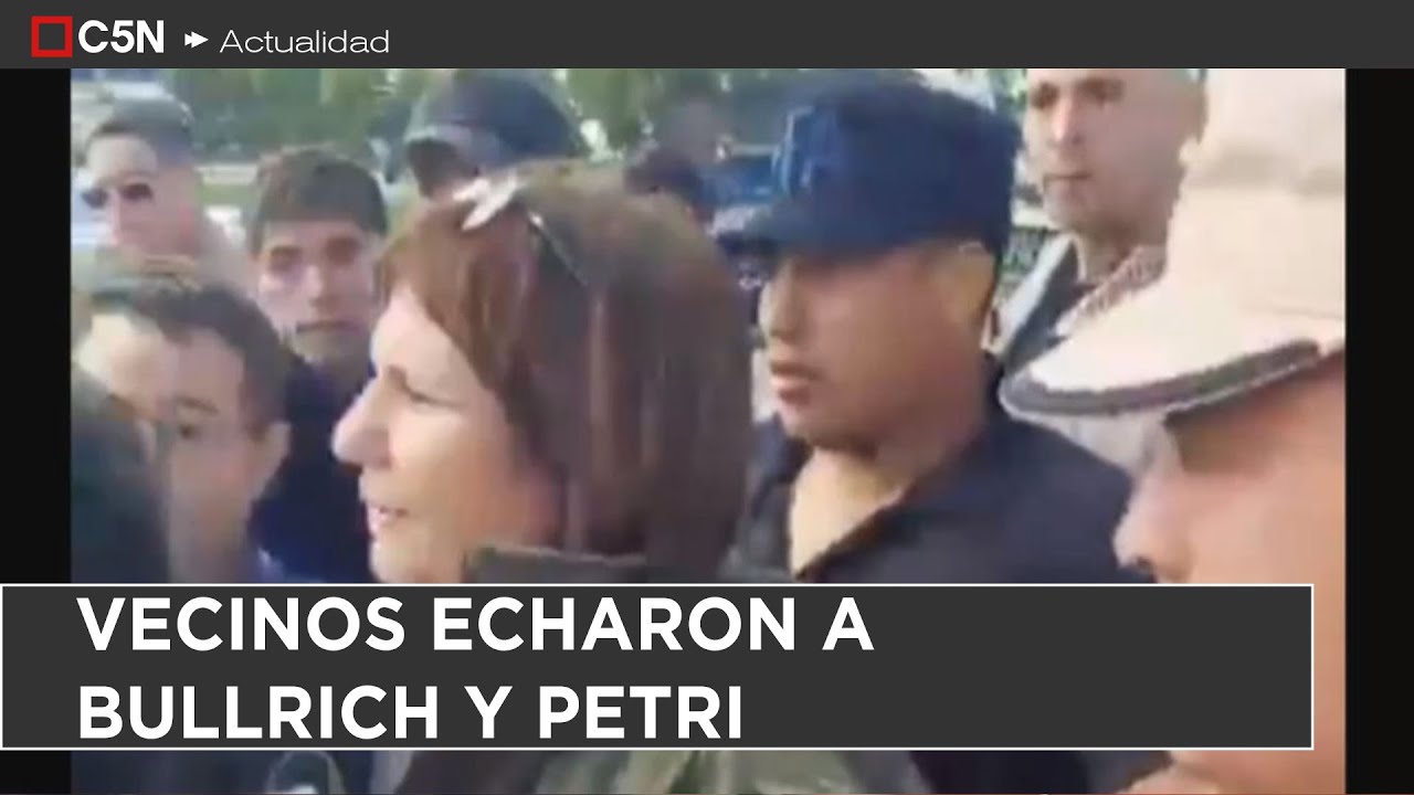 Mal momento para Bullrich y Petri: "Mojate como nos mojamos nosotros"