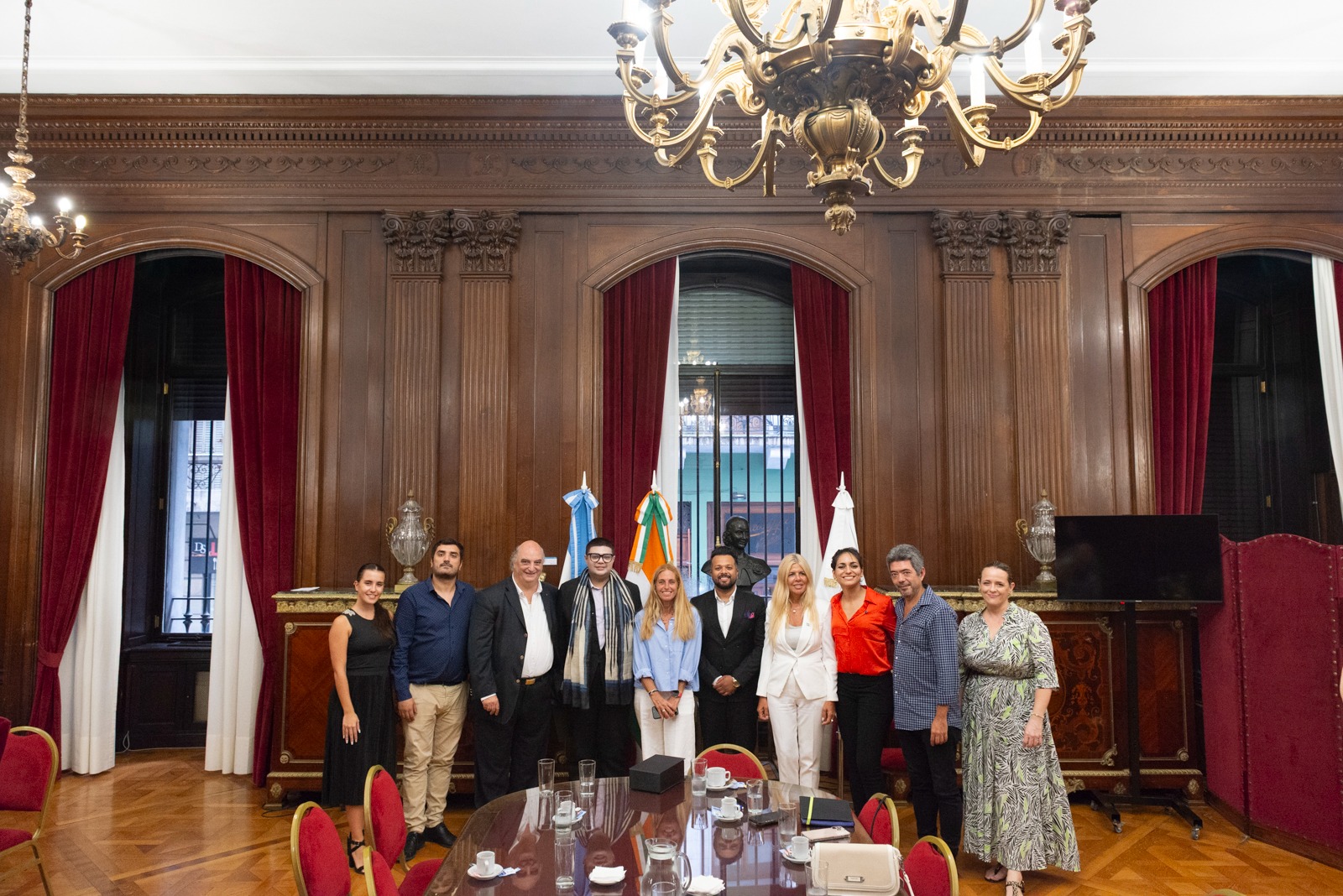 Legislatura: importante visita de un funcionario de la India