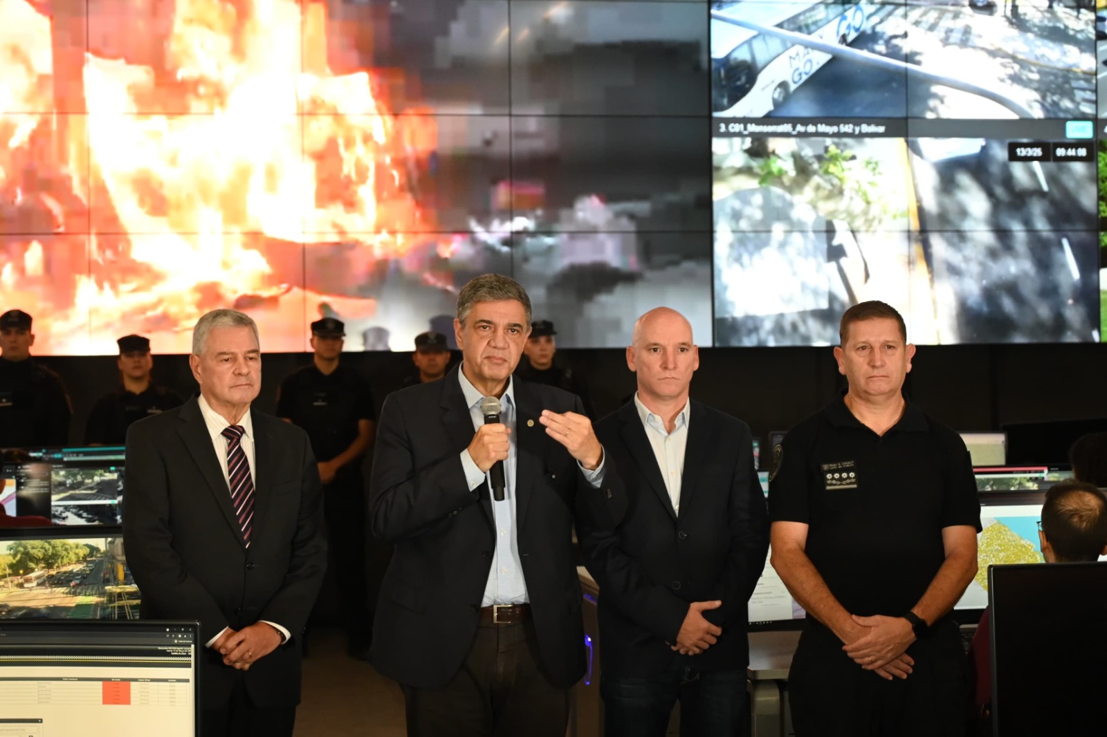 Jorge Macri afirmó que habrá "tolerancia cero con los violentos"