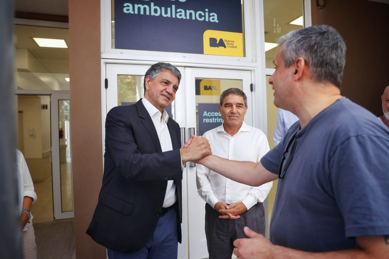 Jorge Macri inauguró la nueva guardia del Hospital Piñero