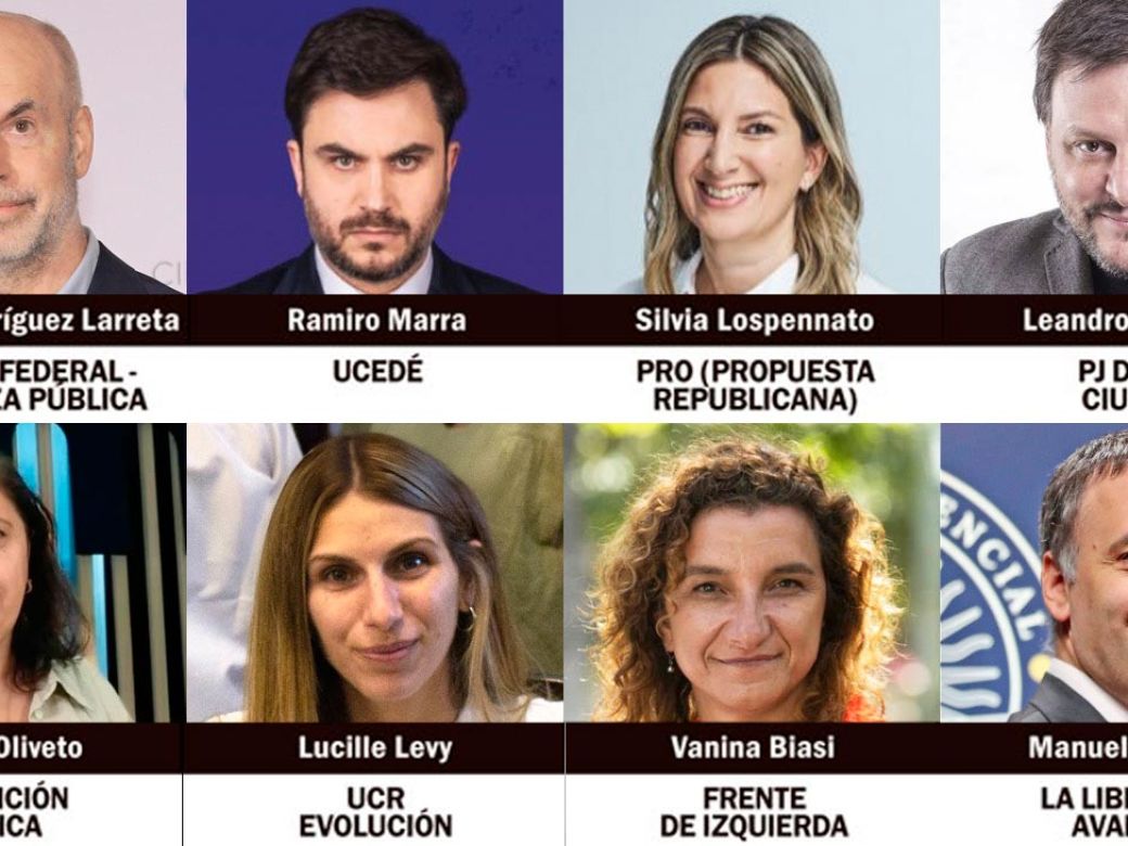 Todos los espacios que competirán en la elección porteña