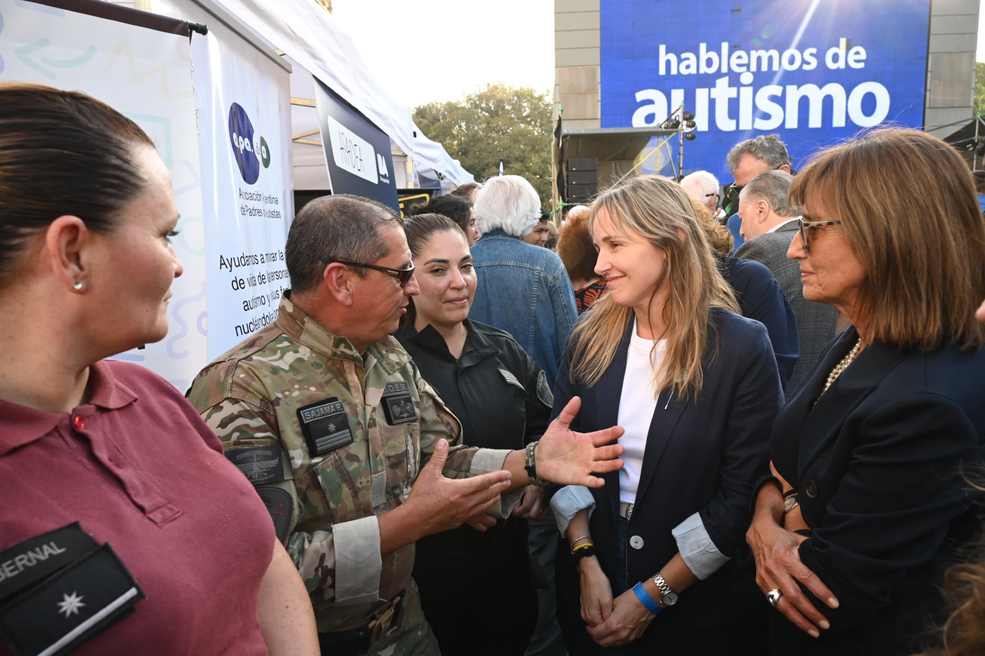 Muzzio se sumó a la jornada de concientización sobre el autismo