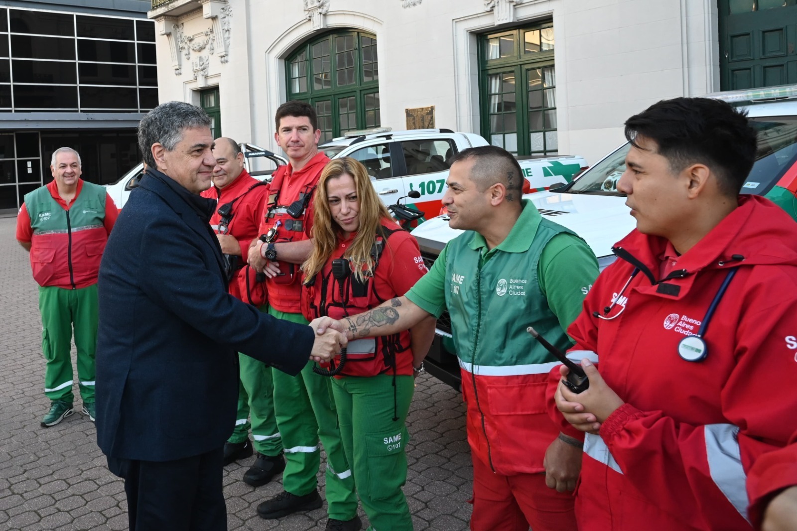 El GCBA abre una base del SAME en la Rural
