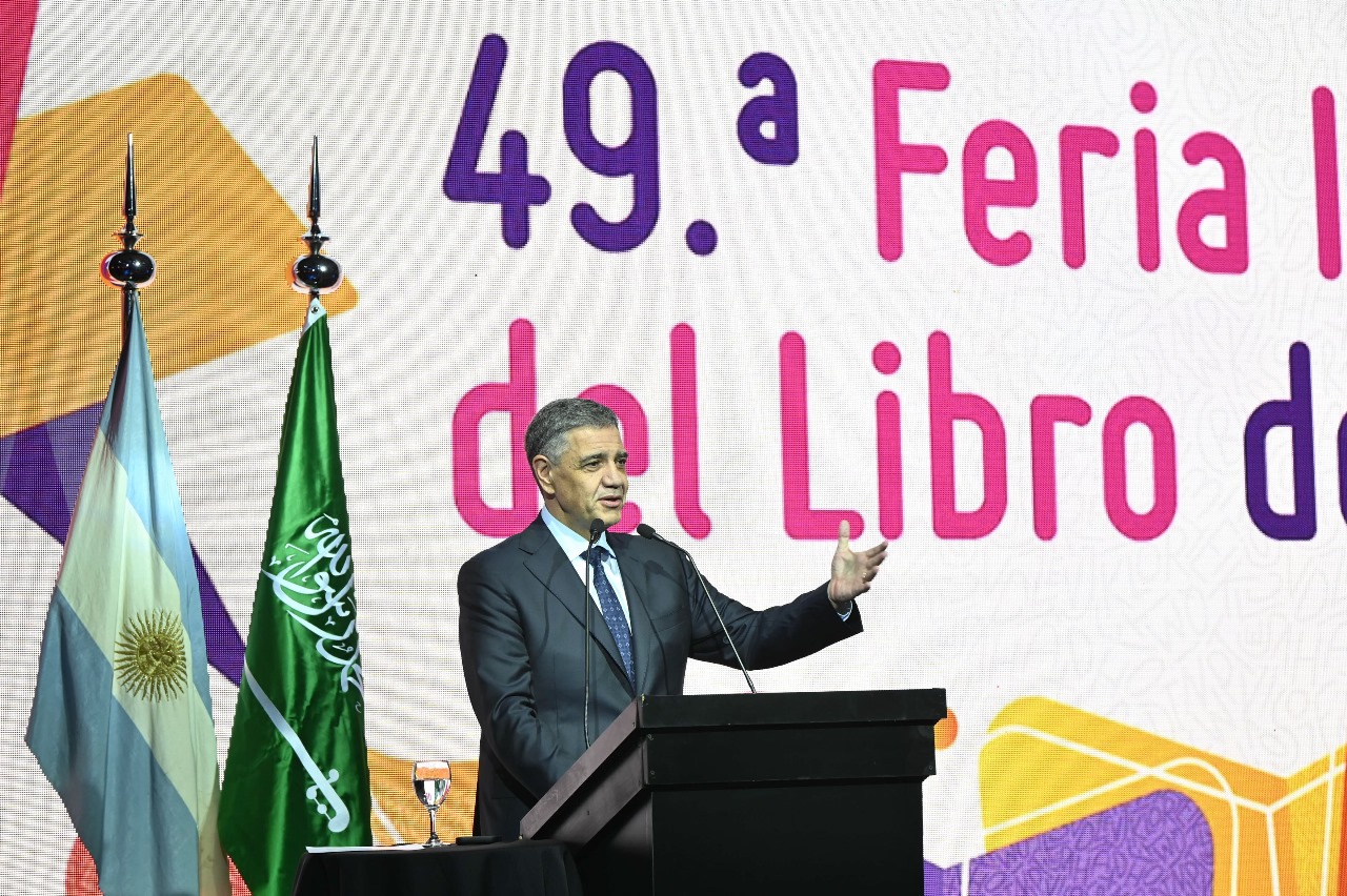 Jorge Macri en la Feria del Libro : “Buenos Aires respira arte y cultura”