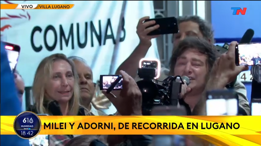 Milei en Lugano: "Hay que ponerle el último clavo al cajón del kirchnerismo”