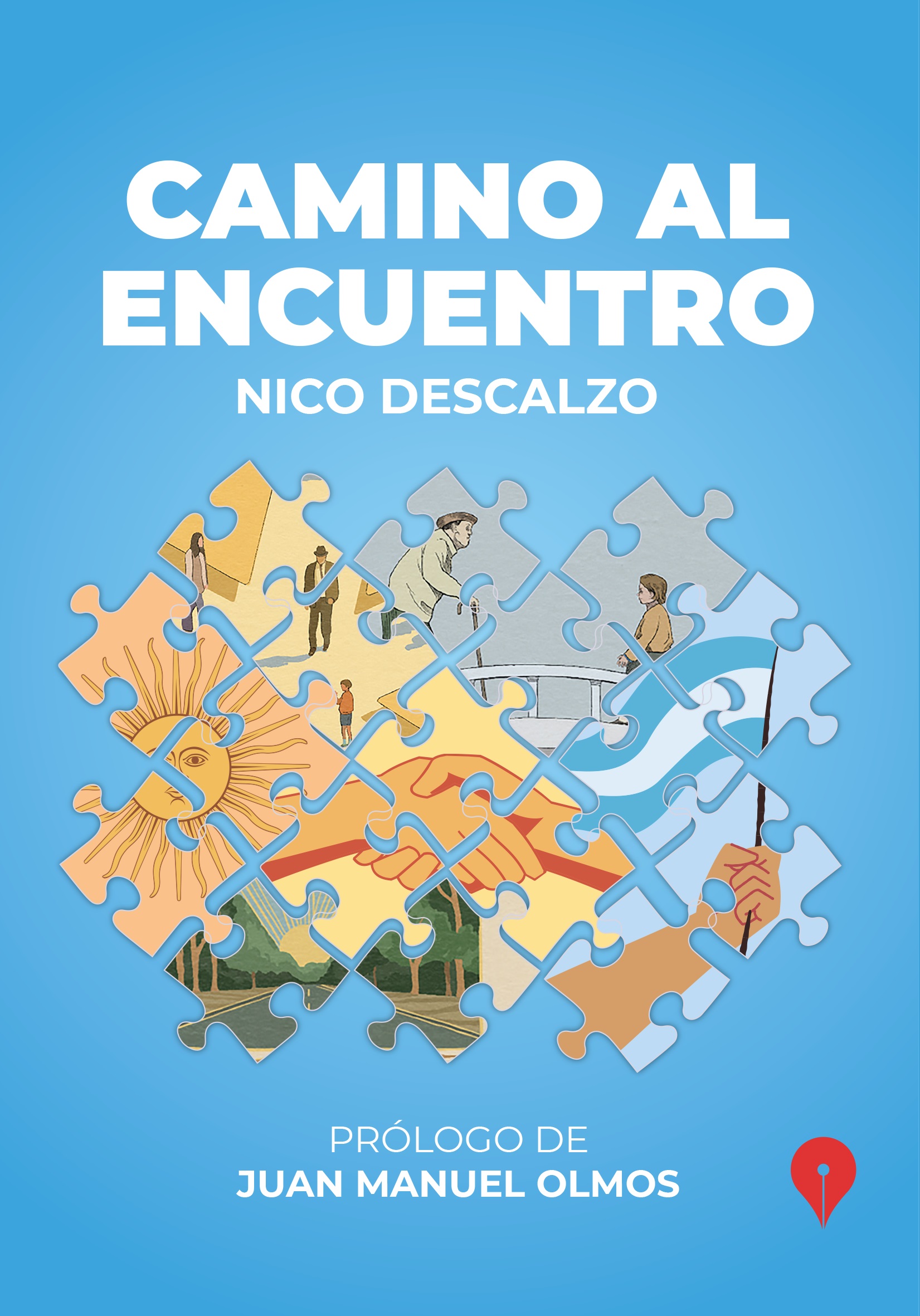 Nico Descalzo presentó su libro "Camino al encuentro"