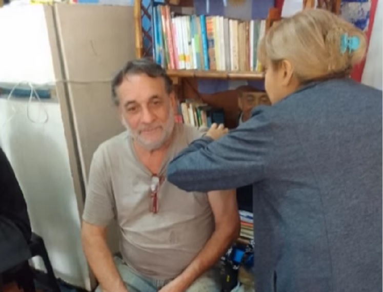 Exitosa jornada antigripal impulsada por Alberto Espiño en Liniers