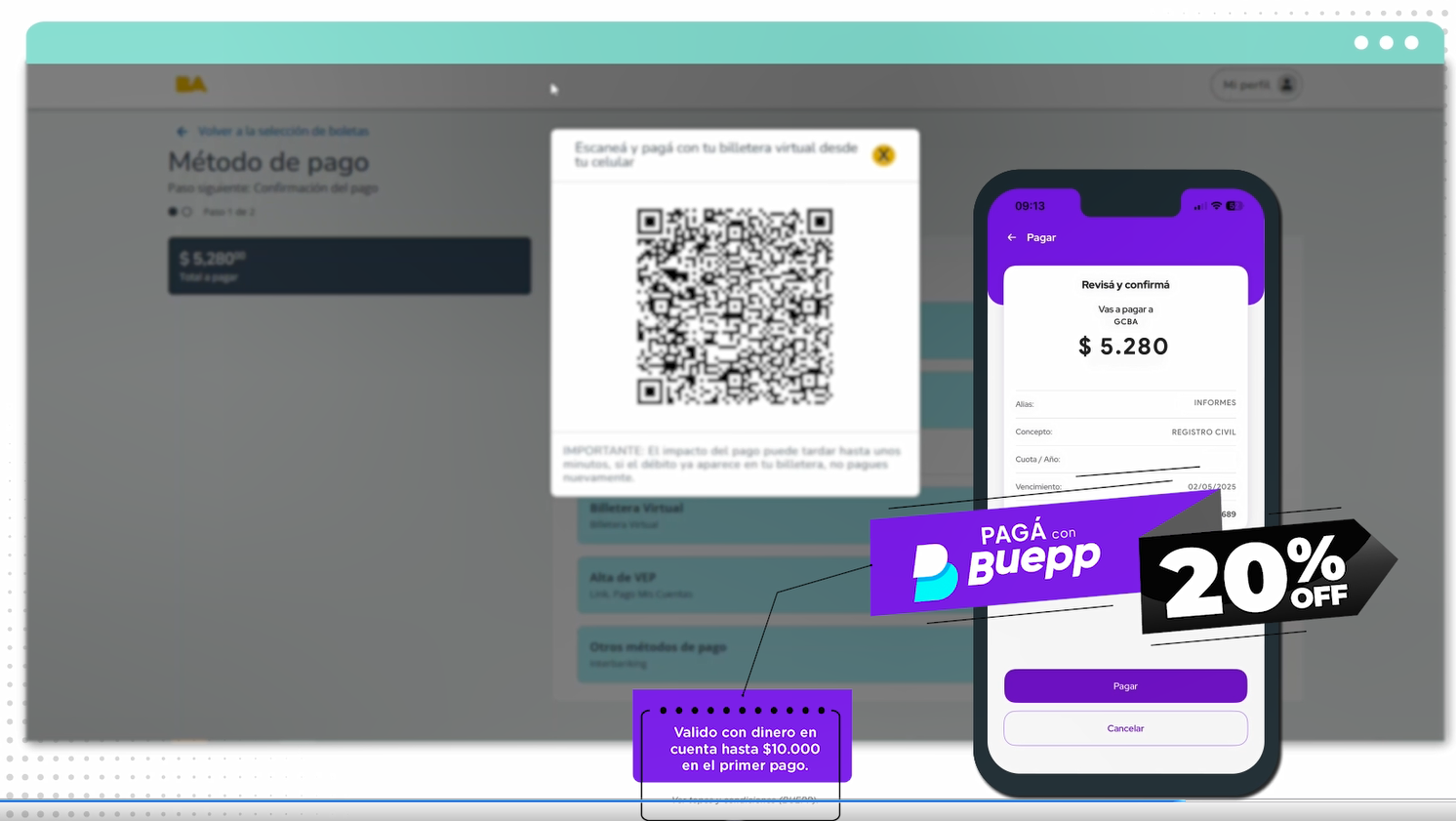 BUEPP lanza descuentos en trámites de CABA
