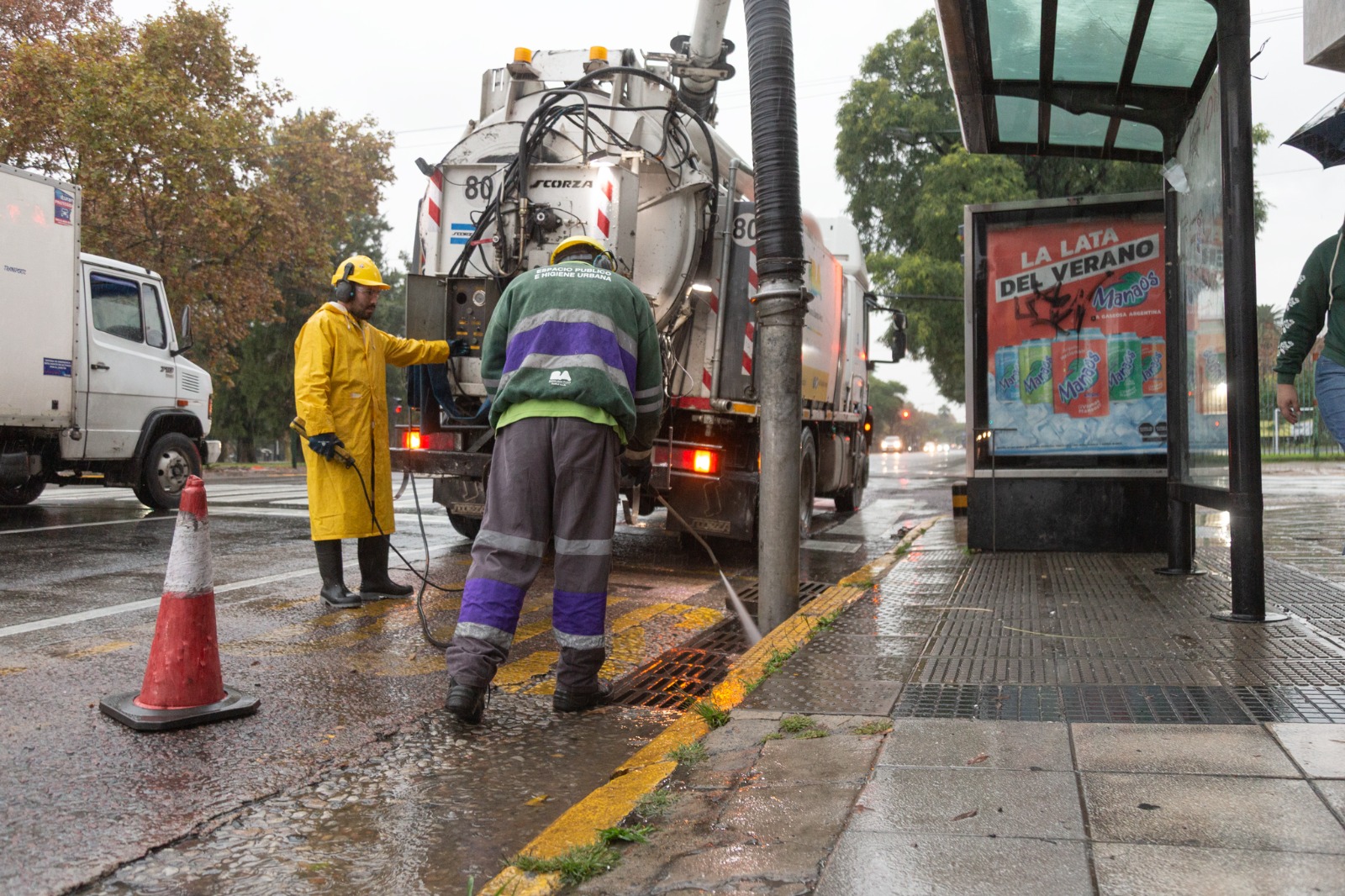 Amplio operativo de la Ciudad por las fuertes tormentas
