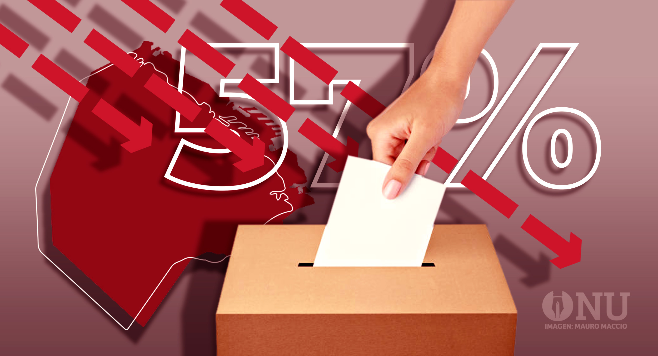 Democracia devaluada: hasta ahora votó sólo el 57% de los empadronados