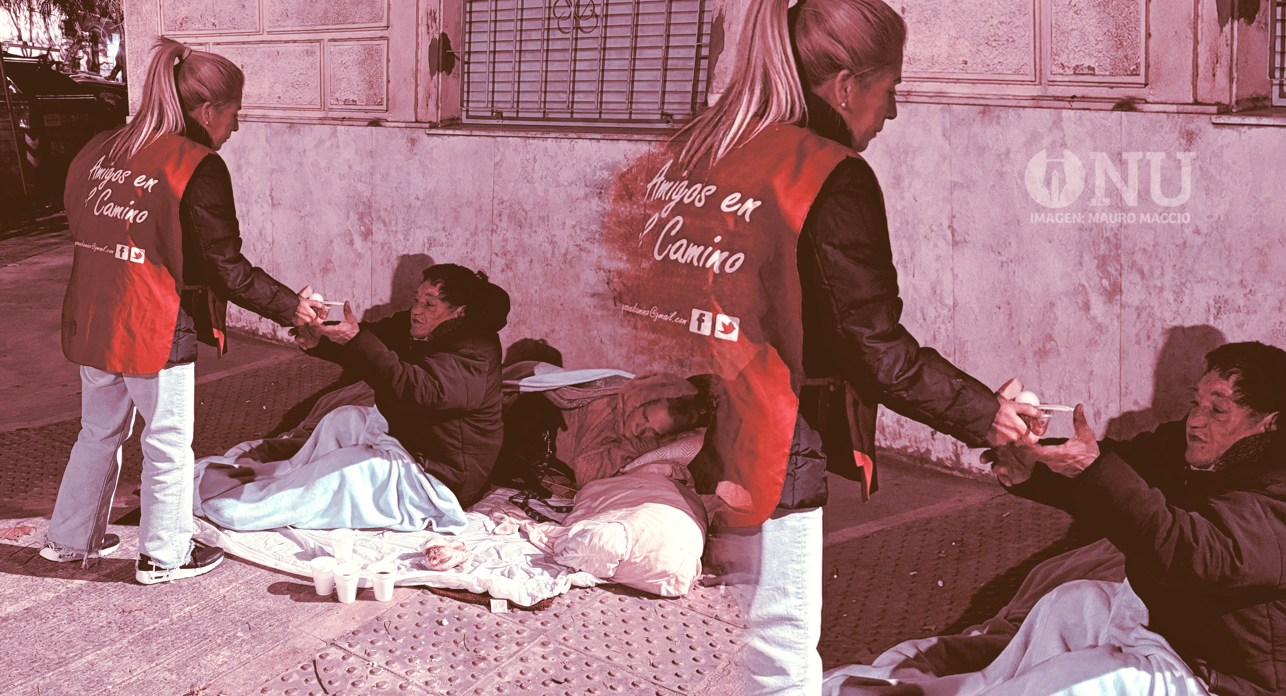 Amigos en el Camino: 14 años tejiendo redes de calor contra el hambre y el frío