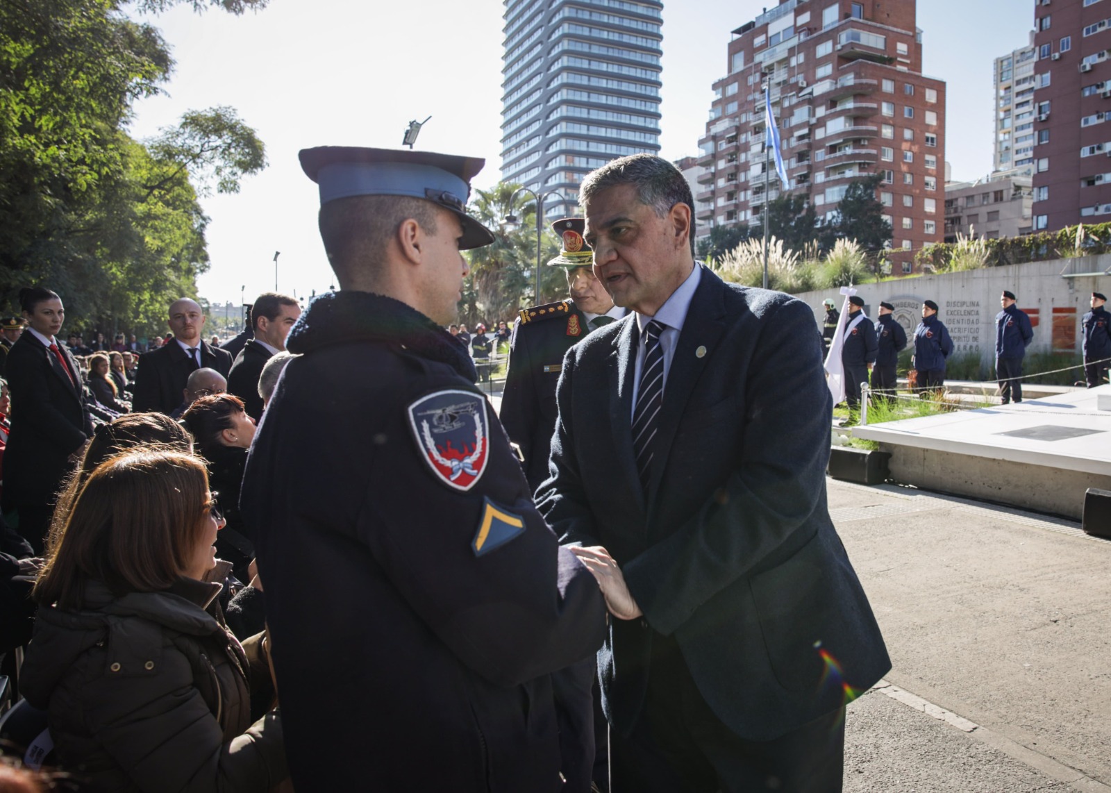 Homenaje de la Ciudad a los bomberos caídos en el cumplimiento del deber
