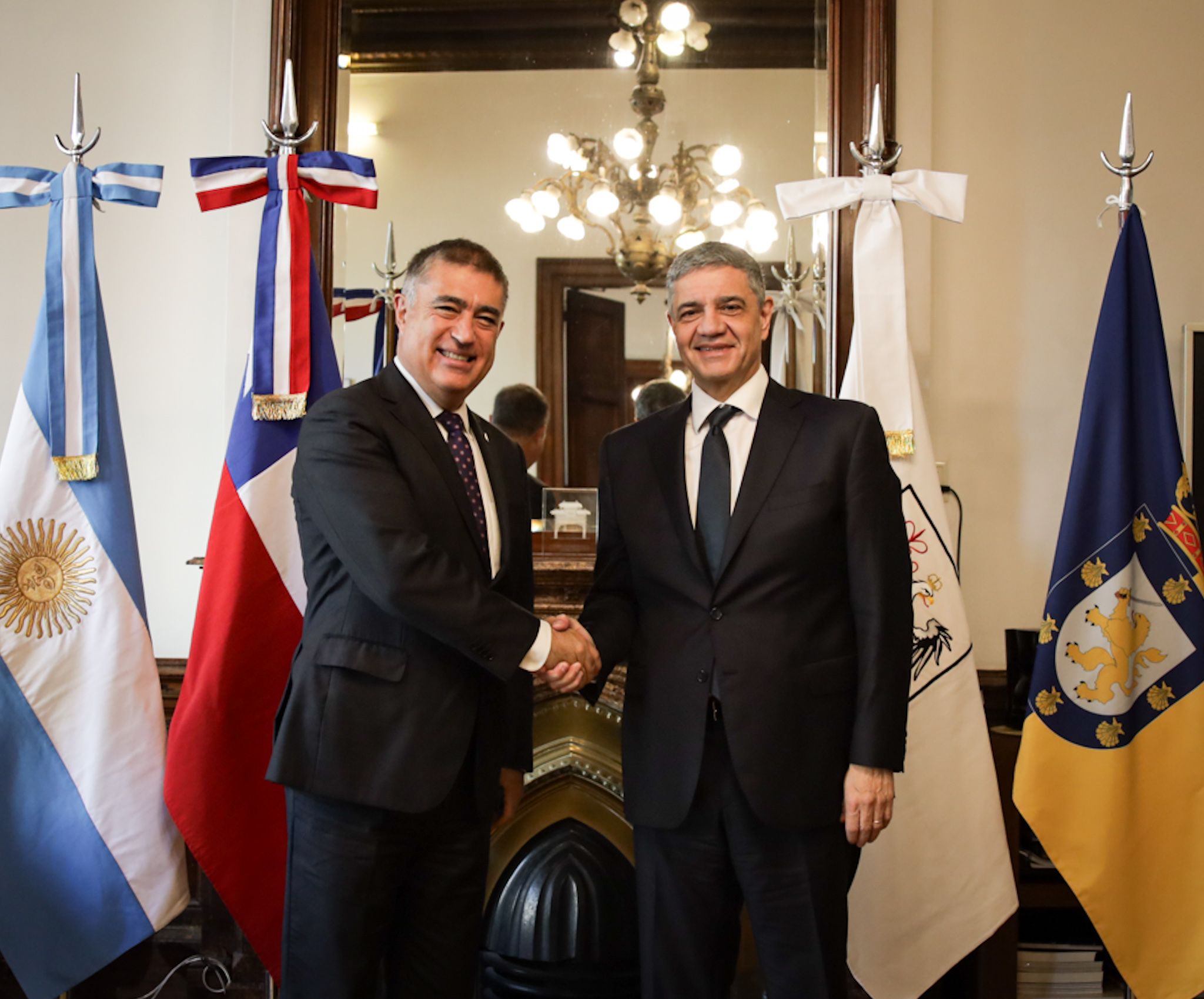 Jorge Macri recibió al Alcalde de Santiago de Chile