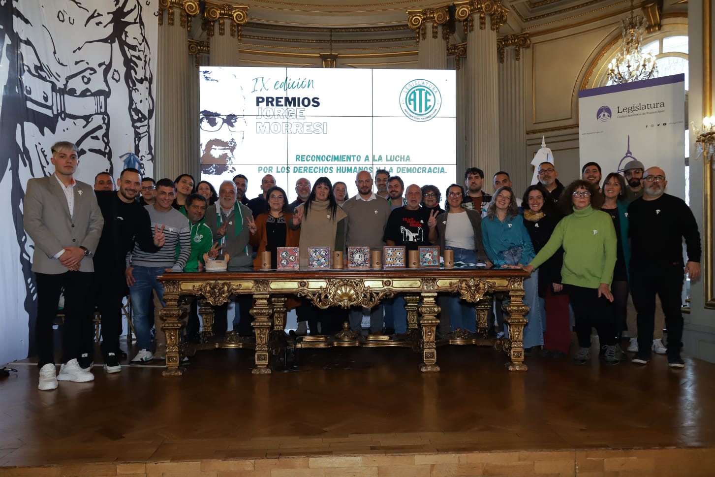 Se  entregaron los premios Jorge Morresi a los derechos humanos