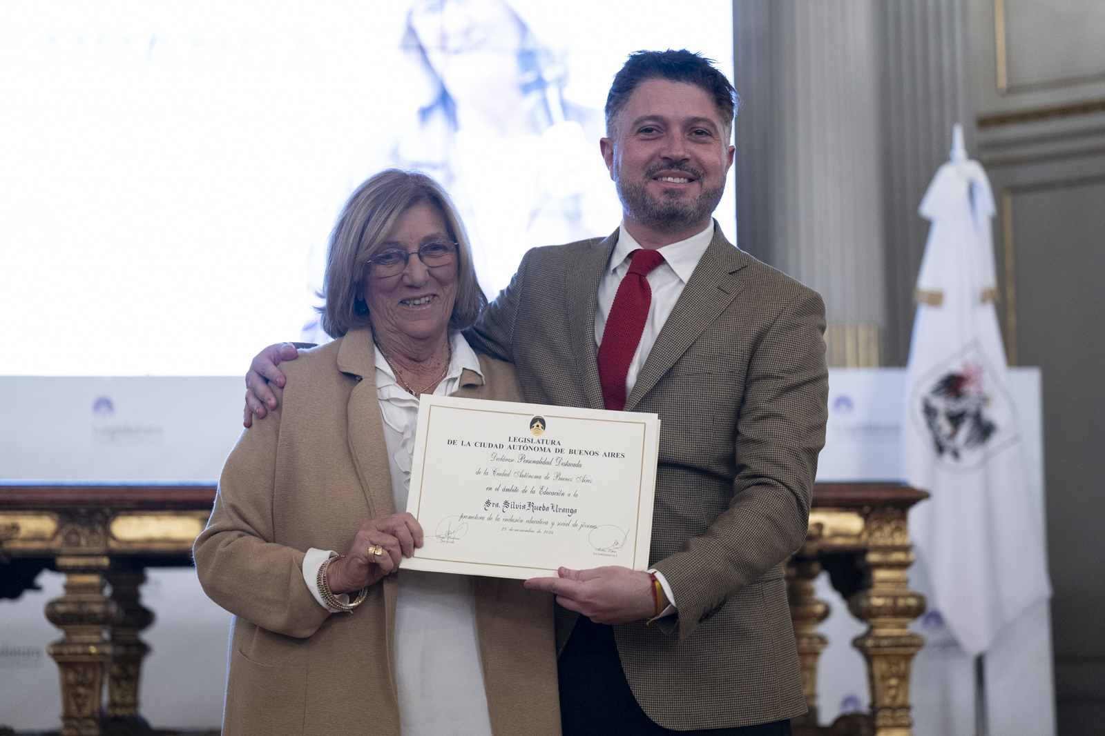 Silvia Rueda Uranga fue declarada Personalidad Destacada