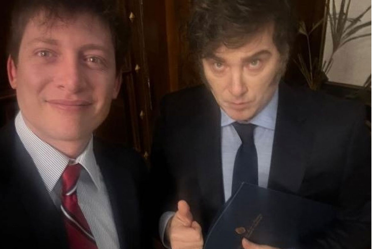 Milei dijo que Santiago Caputo “es como un hermano” y negó una interna con Karina 