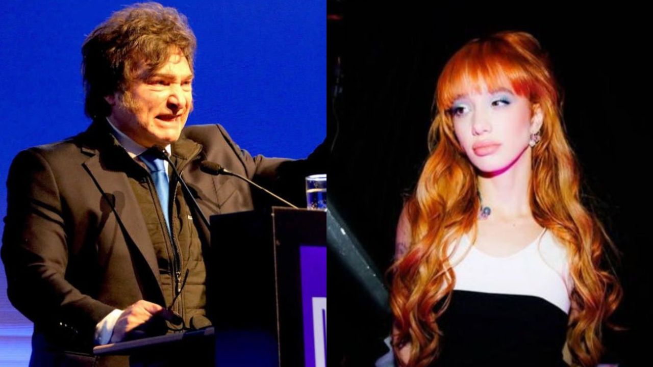 Un nuevo cruce de Milei con una actriz, ahora, se  peleó con Ángela Torres