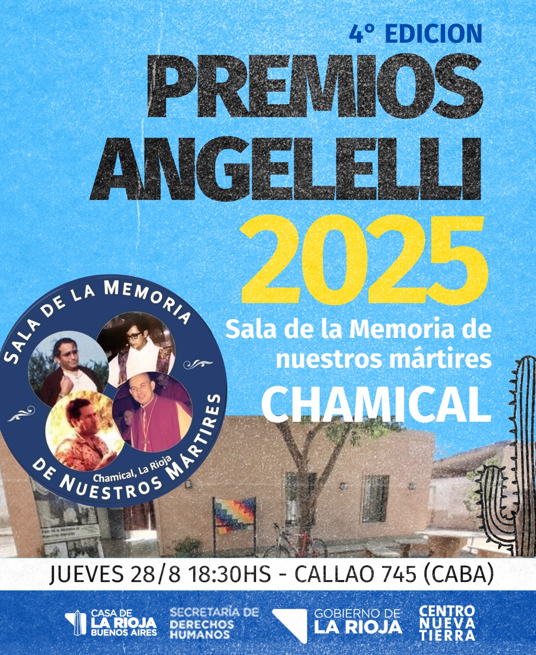 Se realizará la cuarta edición de los Premios Angelelli en Buenos Aires