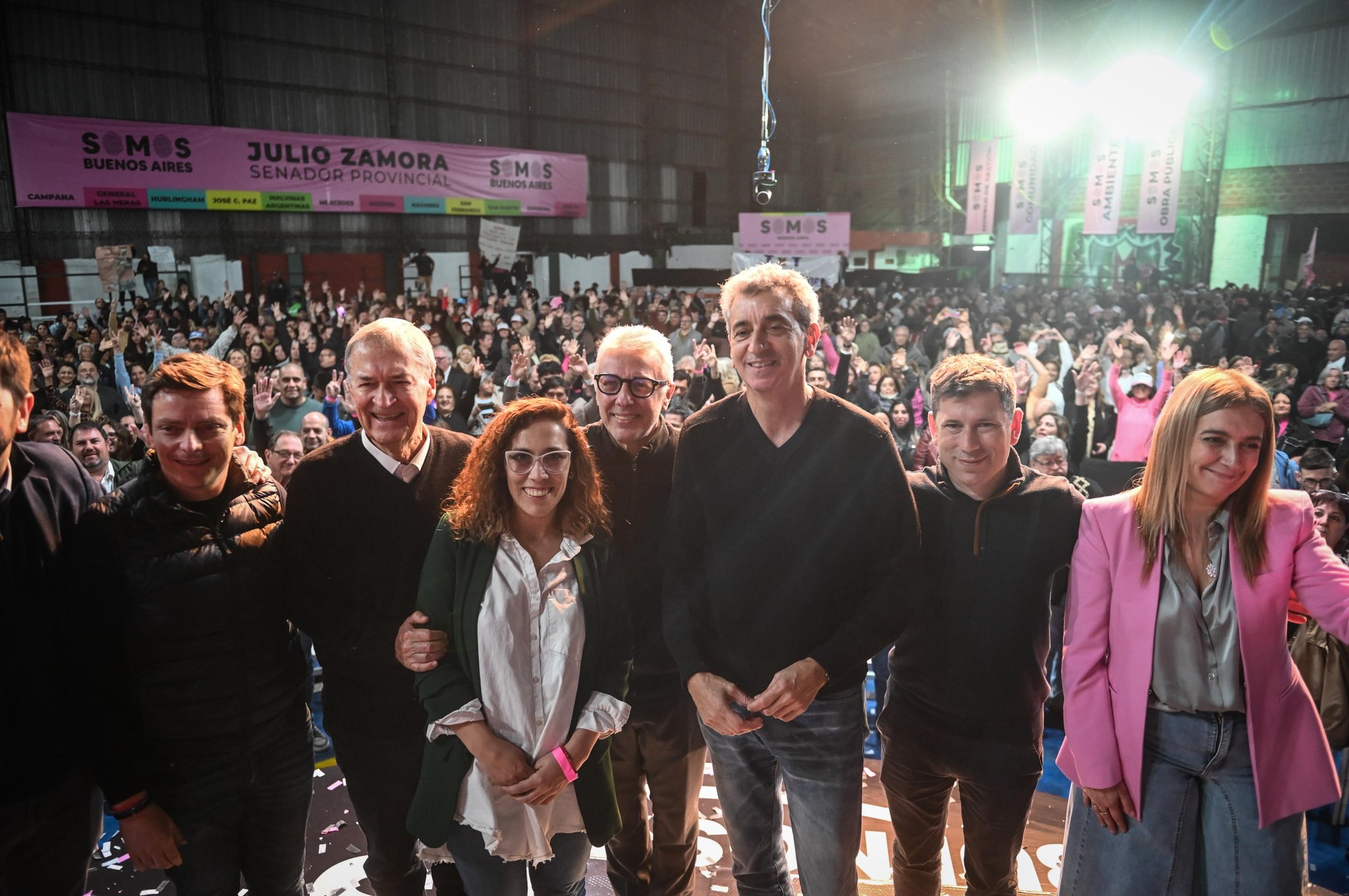 Somos Buenos Aires cerró su campaña en Tigre con críticas a Milei y Kicillof
