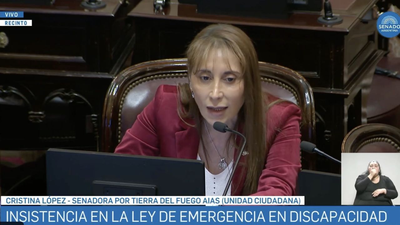 Una senadora entonó “alta coimera” en plena sesión del Senado