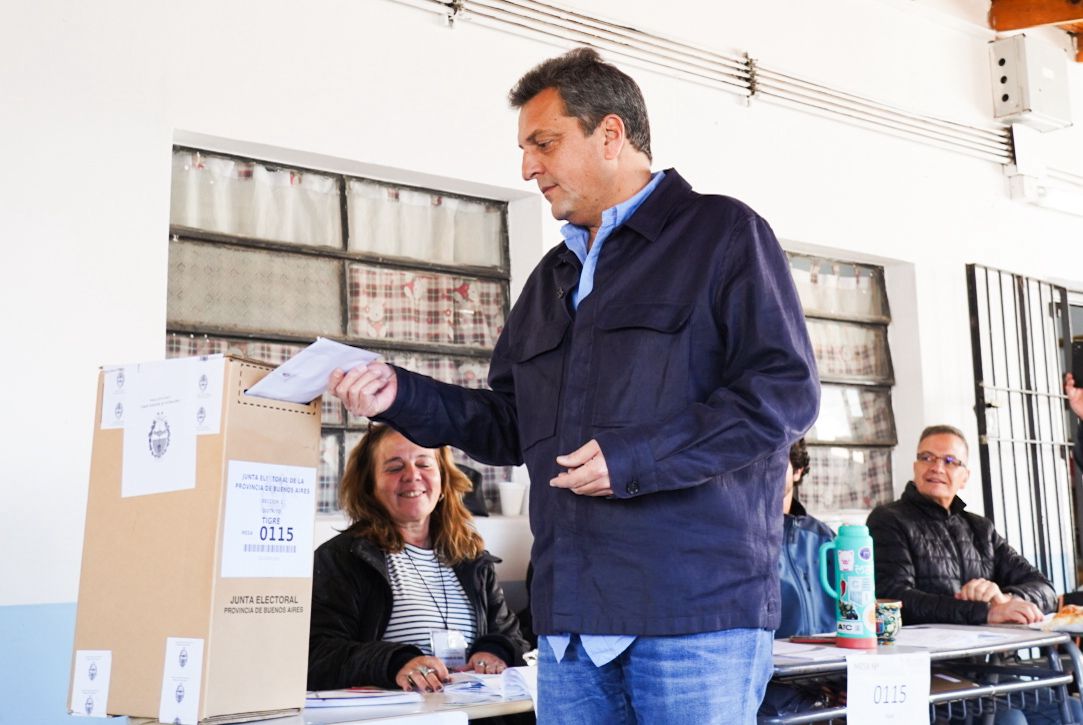 Massa y Malena Galmarini votaron en Tigre