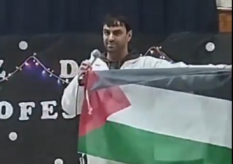 El GCBA sancionará a maestro que mostró una bandera Palestina
