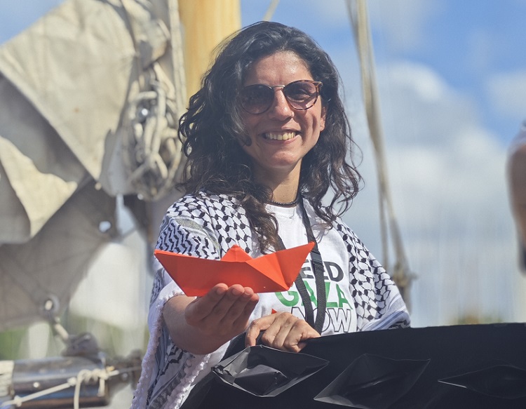 El  FIT argentino en la Flotilla Global Sumud rumbo a Gaza