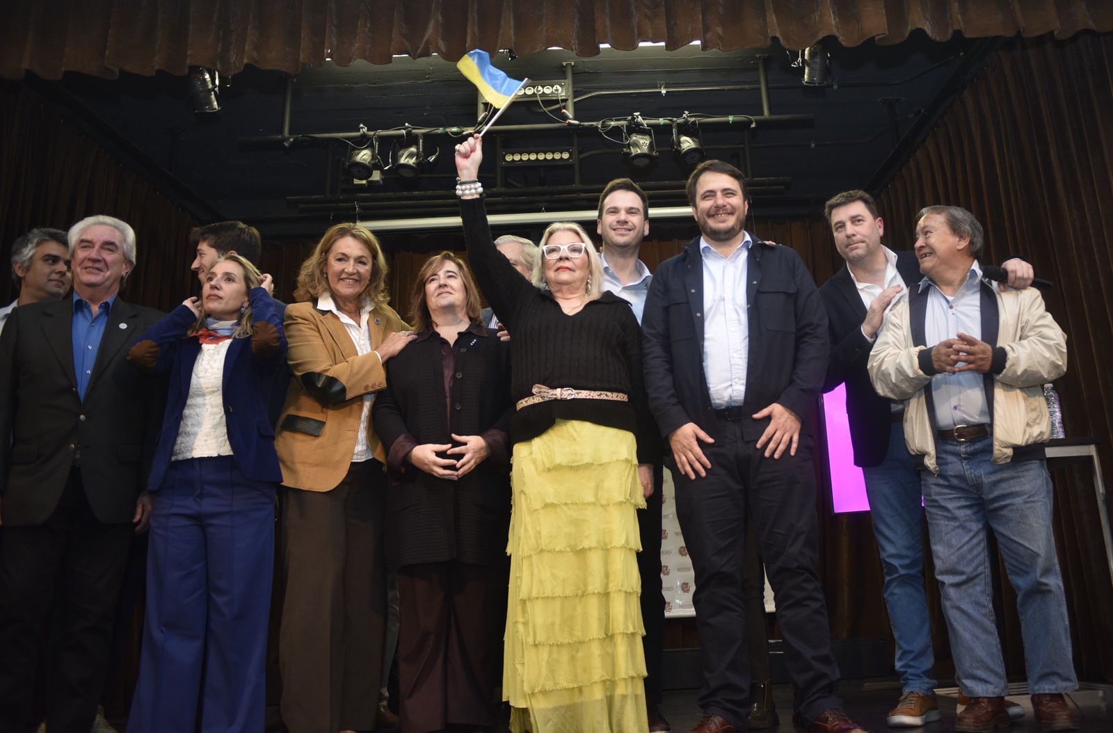 La CC lanzó su campaña porteña en un acto encabezado por Carrió
