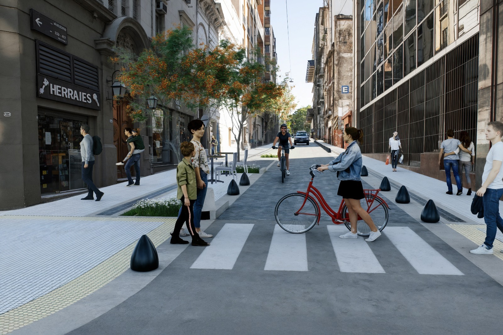 La Ciudad comenzó la reconversión de la calle Viamonte