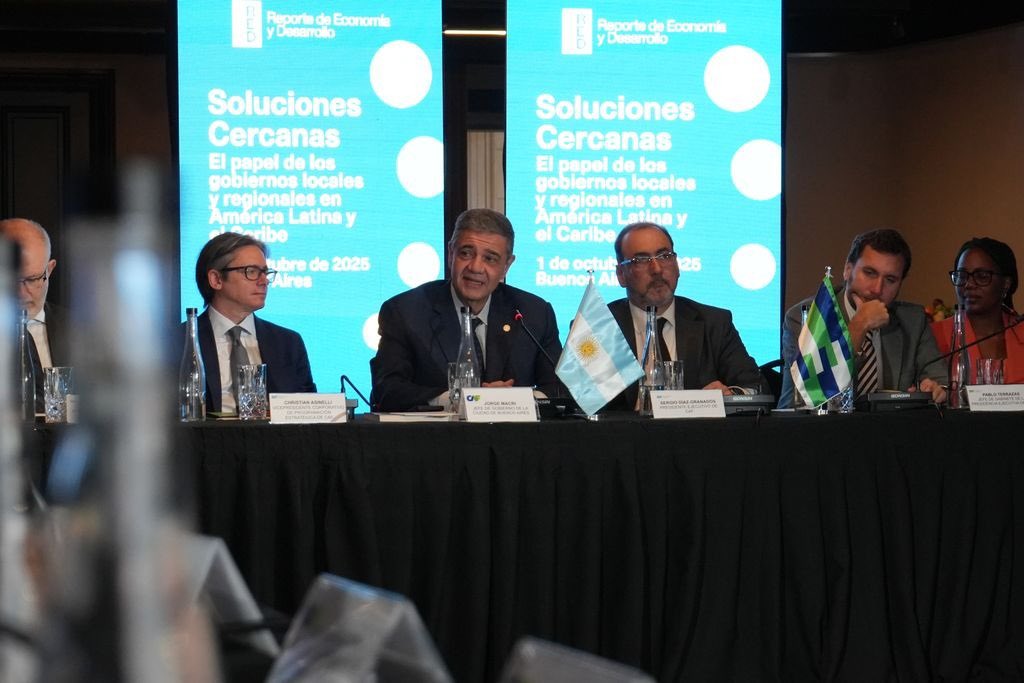 Jorge Macri refuerza vínculos con CAF: "Valoramos el apoyo a los gobiernos locales"