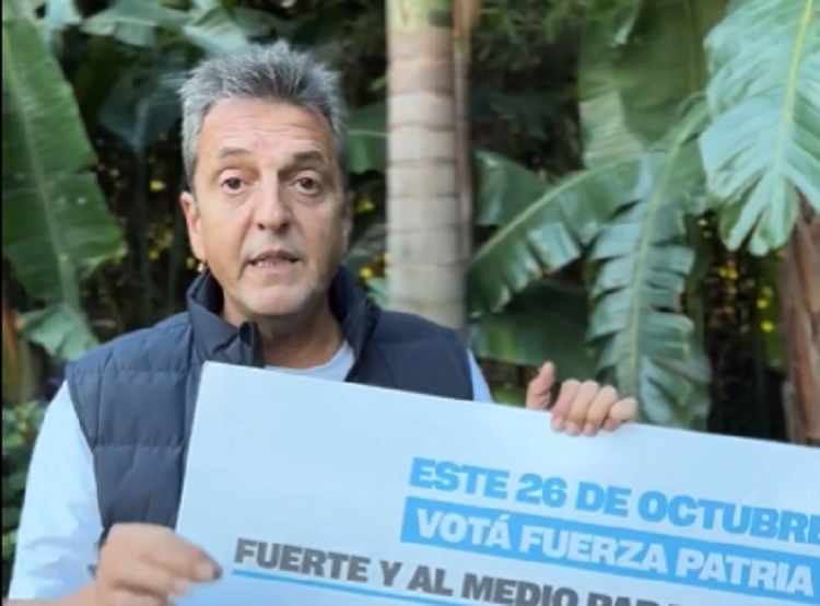 El mensaje de Massa para las elecciones: “Fuerte al medio, para frenar a Milei”
