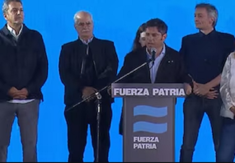 Kicillof tras la derrota de Fuerza Patria: “Milei se equivoca si festeja”