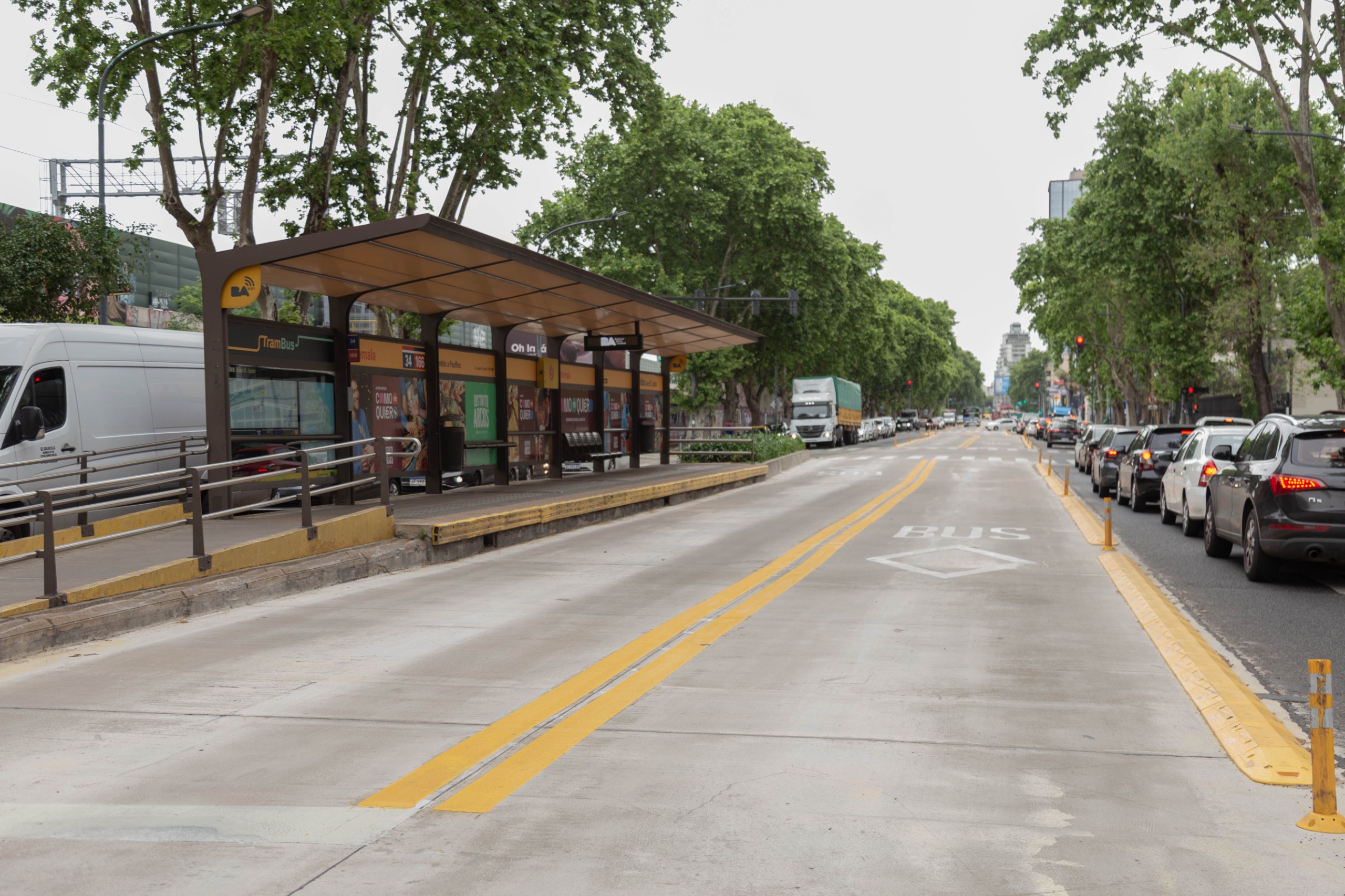 Finalizó la repavimentación del Metrobus Juan B. Justo
