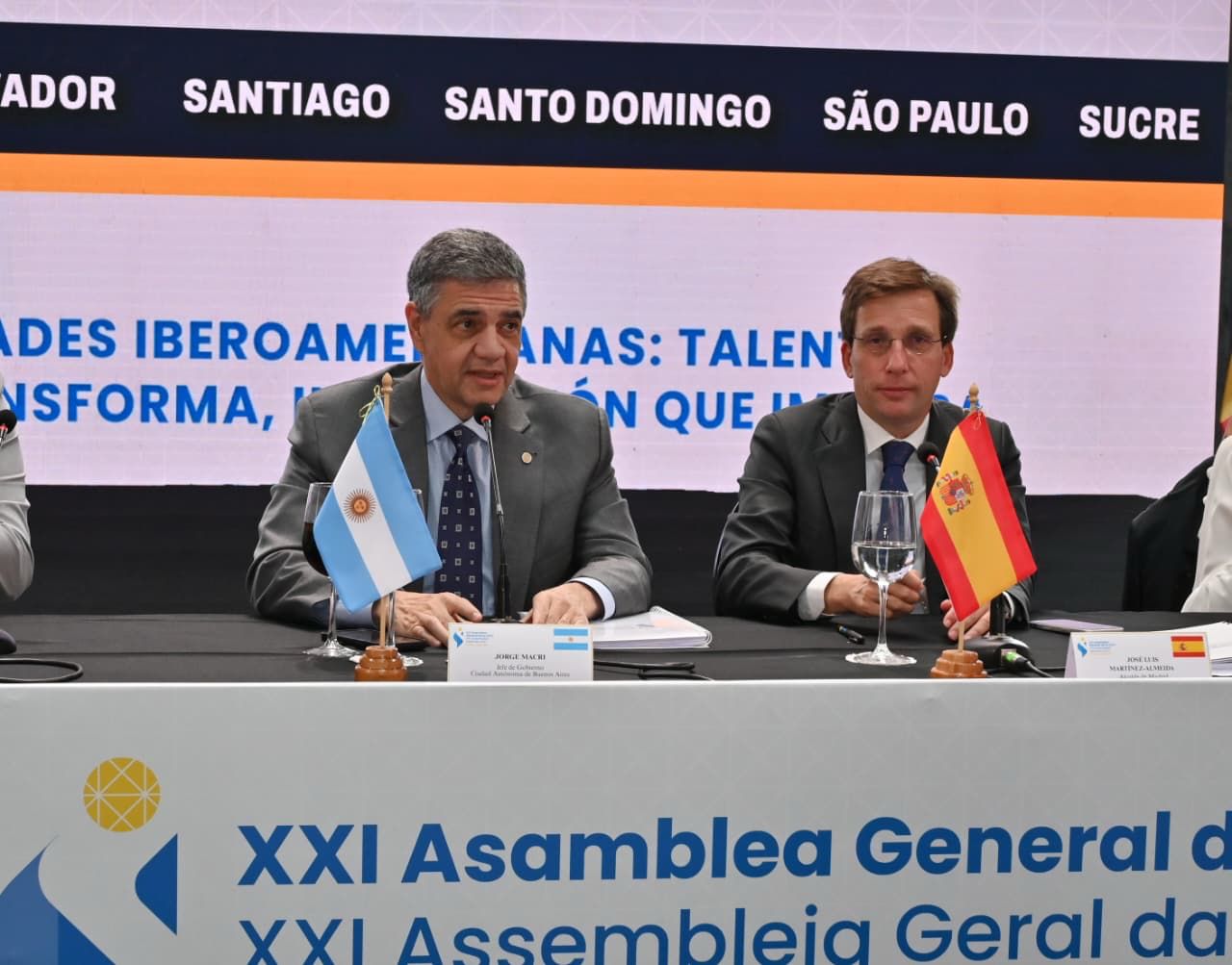 Jorge Macri copresidirá la Unión de Ciudades Capitales Iberoamericanas