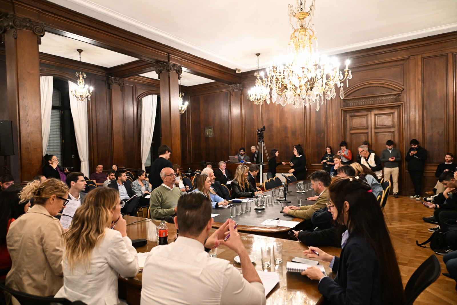 Se reunieron las comisiones de Seguridad, Presupuesto y Legislación del Trabajo