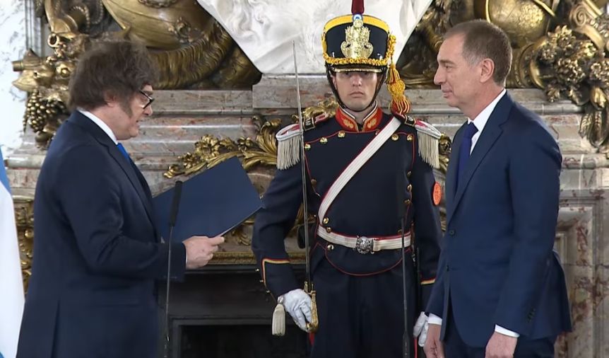 Acompañado por el Pro, Santilli juró como ministro del Interior