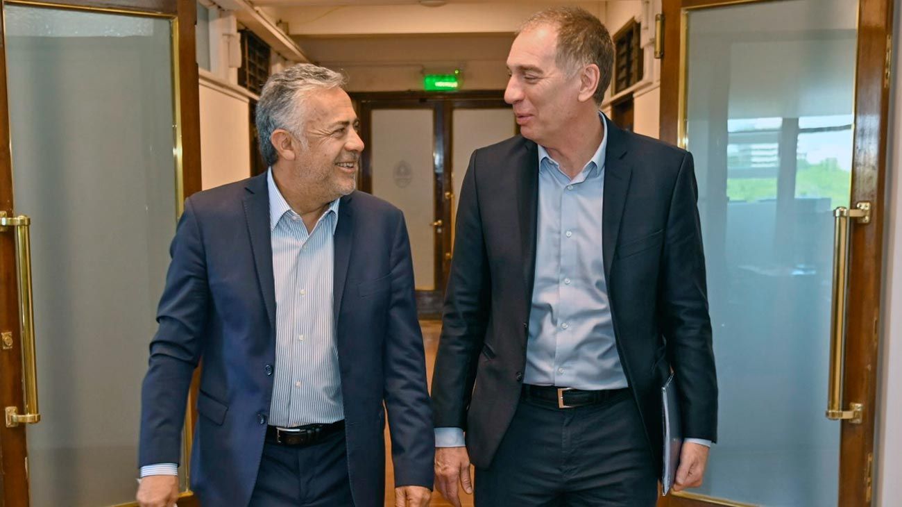 Santilli se reunió con el gobernador Rolando Figueroa