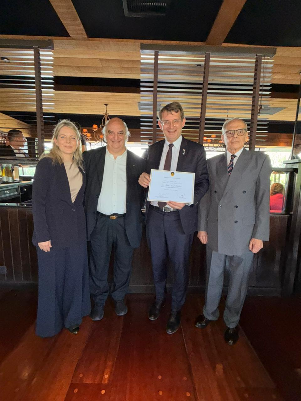 Visitante Ilustre para el ministro de Defensa de Dinamarca, Troels Lund Poulsen