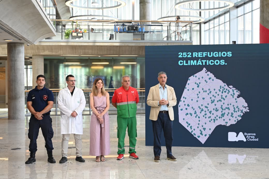 La Ciudad lanzó un operativo especial por la ola de calor